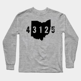 43125 Zip Code Groveport Ohio Long Sleeve T-Shirt